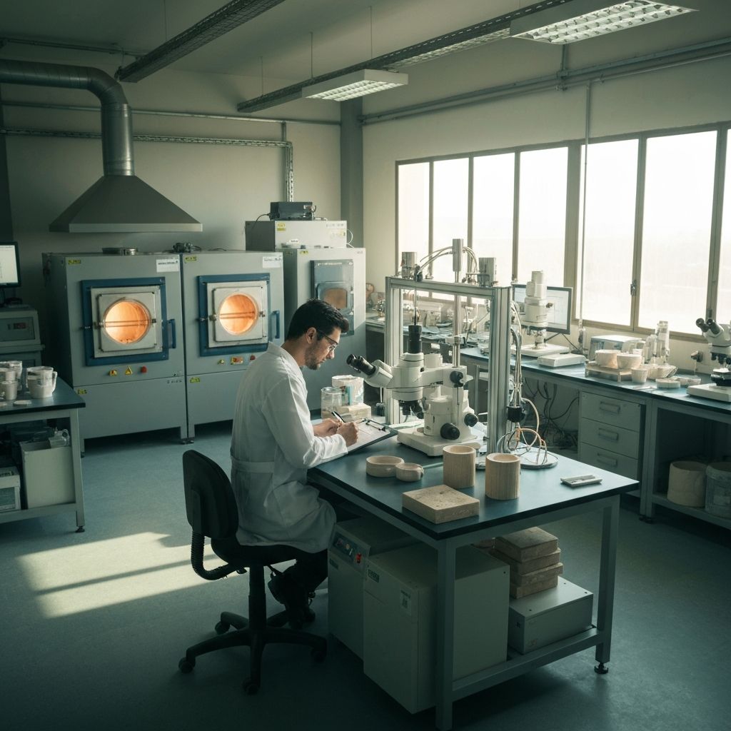 Ceramic research and development laboratory